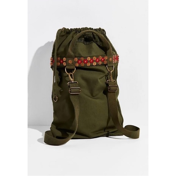 NWOT Free People x The Falls Fireworks Embroidered Backpack - Picture 3 of 6